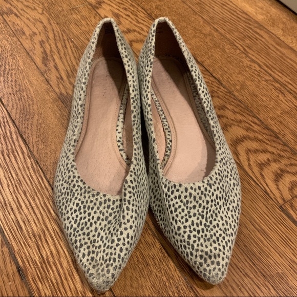 Caslon Pointed Toe Cheetah Flats - Picture 7 of 8